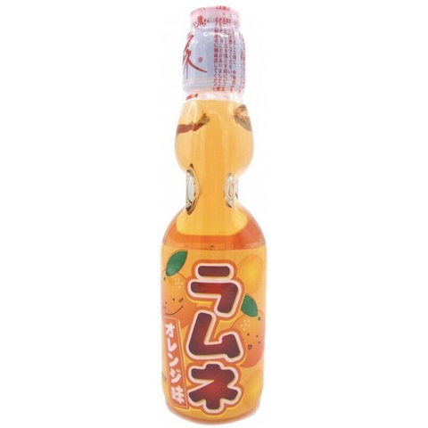 Hata Japanese Ramune Soda 200ml (Orange Sour) soda