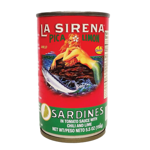 La Sirena Pica Limon Sardinas Cans & Jars 15oz Large