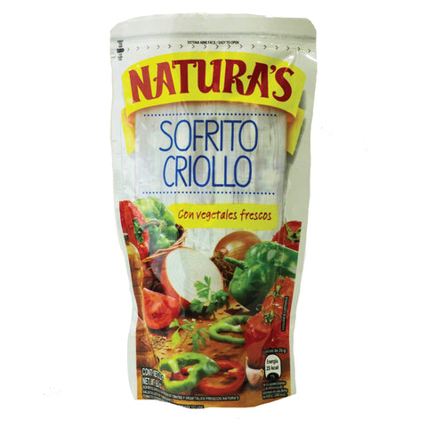 Natura's Sofrito Criolla cans and jars