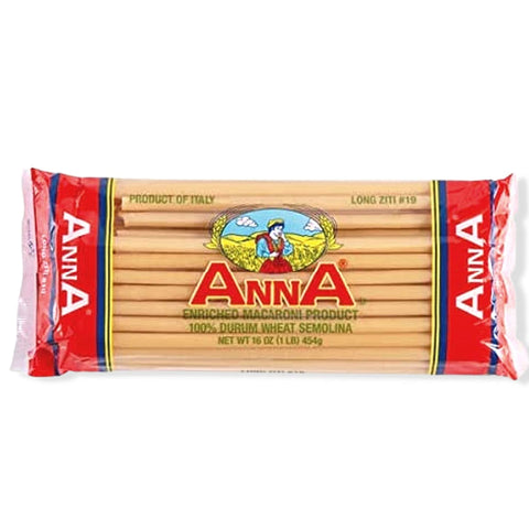 Anna  Long Ziti #19 Pasta - Dry Food